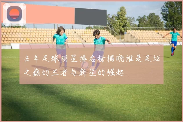 去年足球明星排名榜揭晓谁是足坛之巅的王者与新星的崛起