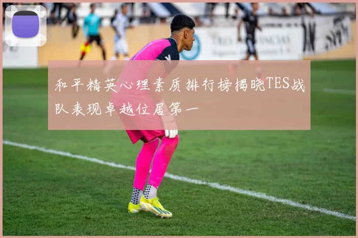 和平精英心理素质排行榜揭晓TES战队表现卓越位居第一