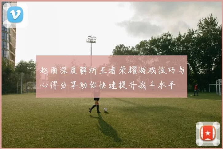 赵丽深度解析王者荣耀游戏技巧与心得分享助你快速提升战斗水平