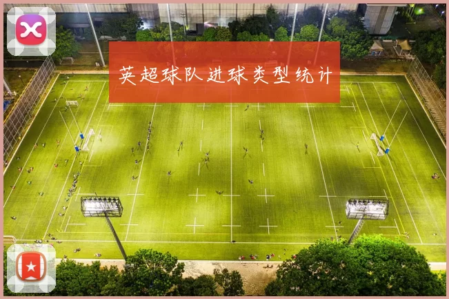 英超球队进球类型统计