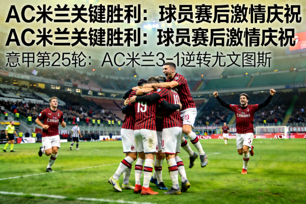 AC米兰球员庆祝进球赛后新闻图片 - 关键胜利